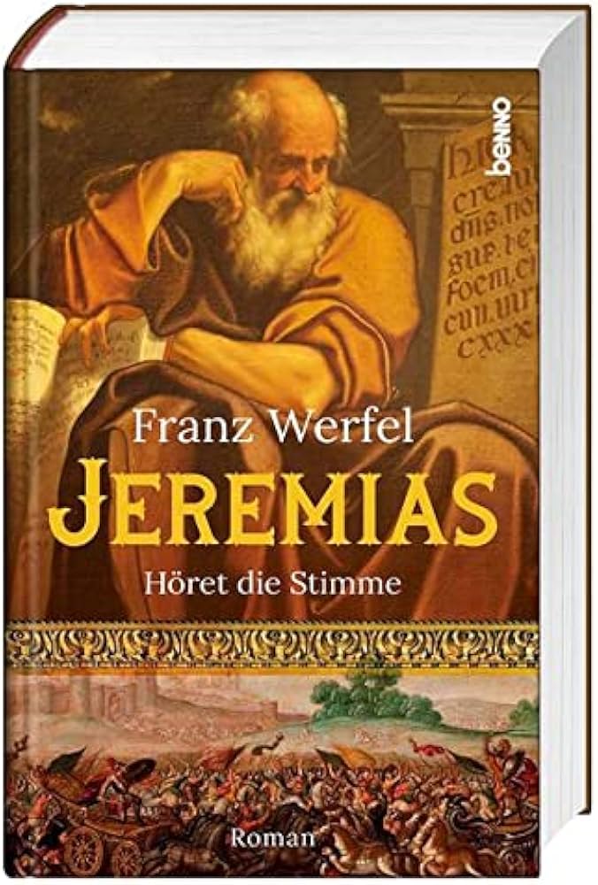 Buchcover zu Franz Werfel: Jeremias. Höret die Stimme. benno